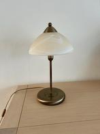 Messing-look Schemerlampje, Ophalen of Verzenden, Zo goed als nieuw, Metaal, Minder dan 50 cm