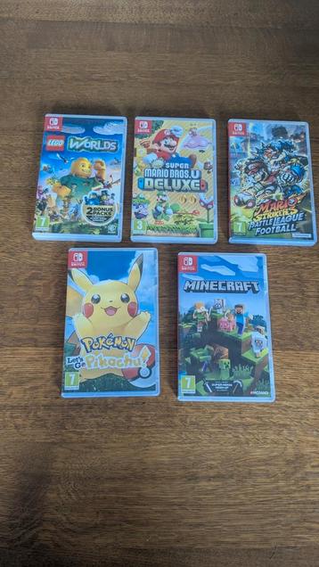 Nintendo Switch spellen zie foto's beschikbaar voor biedingen