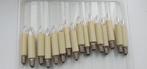 Originele ouderwedse Kaarslampjes voor kerstsnoer 14v 3w, Diversen, Kerst, Ophalen of Verzenden, Gebruikt