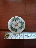 Makkum Broche Bloem Vintage, Overige materialen, Gebruikt, Wit, Minder dan 4 cm