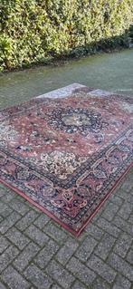 Prachtig mega groot XXL vintage oud roze Perzisch tapijt!, Perzisch, 200 cm of meer, Ophalen of Verzenden, Zo goed als nieuw