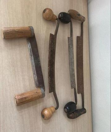 Oude schaafmessen set beschikbaar voor biedingen