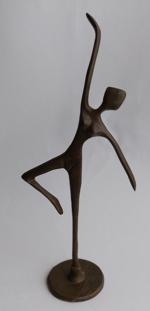bronzen sculptuur, beeld van een danseres, ballerina. Nr 3., Antiek en Kunst, Antiek | Koper en Brons, Koper, Ophalen