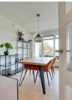 4 eetkamerstoelen in cognac/bruin kleur, Ophalen, Bruin