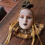 Masker van mooi opgemaakte Vrouw 24x20 cm groot, Ophalen of Verzenden