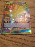 Pikachu & Zekrom GX Rainbow - Zeldzame kaart!, Ophalen of Verzenden, Gebruikt, Losse kaart, Foil