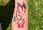 Kleurrijke Glitter Tattoos voor Feest of Evenement, Hobby en Vrije tijd, Feestartikelen, Ophalen of Verzenden, Nieuw, Overige typen