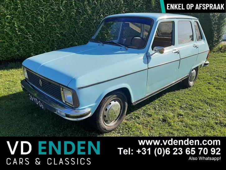 Renault 6 TL (R6) - 1974, Auto's, Oldtimers, Te koop, Renault, Benzine, Hatchback, Handgeschakeld, Geïmporteerd, Blauw, Bruin