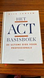 Gijs Jansen - Het ACT basisboek, Boeken, Ophalen of Verzenden, Zo goed als nieuw, Gijs Jansen