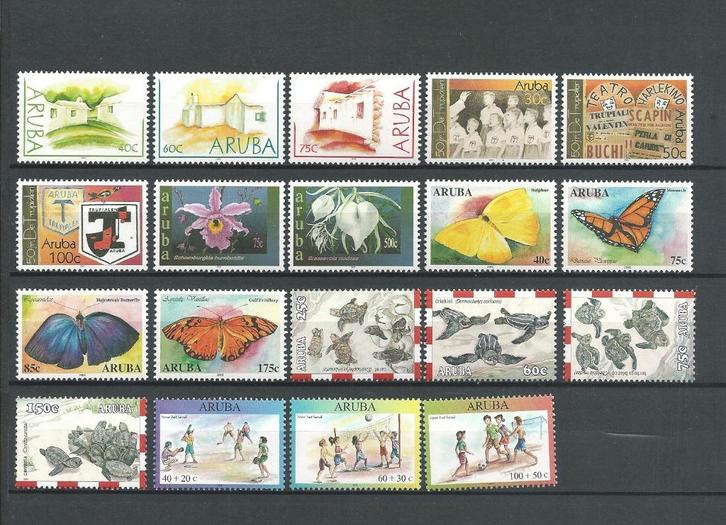 Aruba 2003, Complete jaargang, Postfris., Postzegels en Munten, Postzegels | Nederlandse Antillen en Aruba, Postfris, Verzenden