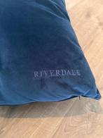 Prachtige grote velvet kussenhoes Riverdale 60x60, Ophalen of Verzenden, Zo goed als nieuw