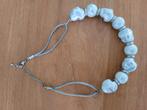 Korte dames ketting, licht grijs, 46 cm lang, Bijou Brigitte, Sieraden, Tassen en Uiterlijk, Overige materialen, Verstelbaar, Ophalen of Verzenden