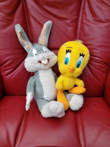 Looney Tunes Bugs Bunny & Tweety Knuffels beschikbaar voor biedingen