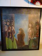 vernissage 1994 M. Query Guel d´amour schilderij, Antiek en Kunst, Ophalen