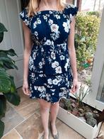 Blauw jurkje maat 36 / S kan ook off shoulder, Blauw, Ophalen of Verzenden, Zo goed als nieuw, Maat 36 (S)