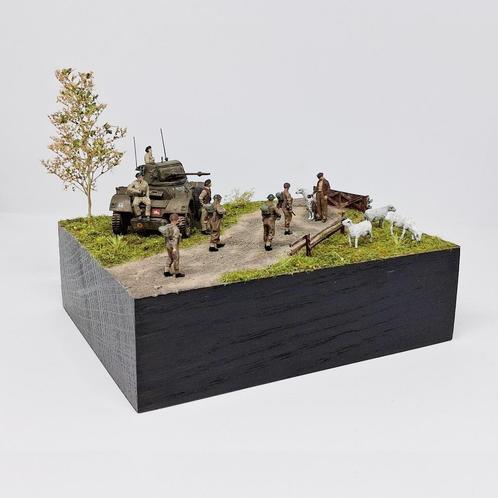 1/72 diorama ''On the way to liberation'', Hobby en Vrije tijd, Modelbouw | Figuren en Diorama's, Nieuw, Diorama, 1:50 of kleiner