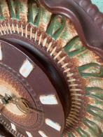 Silberdistel keramiek klok Duitsland - vintage retro, Ophalen, Onbekend, Onbekend, Onbekend