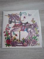 Diamond Painting Kaart - Eenhoorn Carrousel, Ophalen of Verzenden, Nieuw