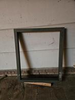 Houten Kozijn - Hardhout - 130x109cm, Doe-het-zelf en Verbouw, Kozijnen en Schuifpuien, Ophalen