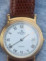 Vintage Mutrix Quartz Herenhorloge - Zwitsers, Overige merken, Leer, Staal, Polshorloge