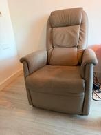 Comfortabele relaxfauteuil electrisch bedienbaar, Ophalen, Gebruikt, 75 tot 100 cm, Leer