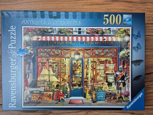 RAVENSBURGER Puzzel Antiques & Curiosities (500 st) zgan, Hobby en Vrije tijd, Denksport en Puzzels, Zo goed als nieuw, Legpuzzel