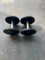 2 x 9 kg m&f rubberen dumbells dumbell set gewichten, Sport en Fitness, Fitnessmaterialen, Dumbbell, Gebruikt, Dumbells, 2 x 9 kg