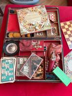 Antieke spellendoos Jeux de Societe, Antiek en Kunst, Antiek | Speelgoed, Ophalen of Verzenden