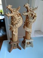 2 staande wierookhouder draak, Ophalen of Verzenden