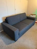 Donkergrijze ikea bank, Huis en Inrichting, Ophalen, 100 cm, Tweepersoons, Zo goed als nieuw
