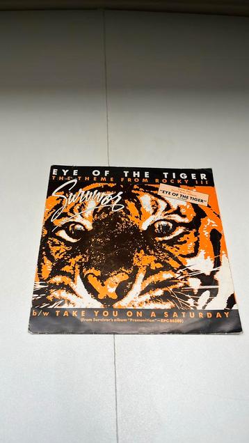 SURVIVOR - EYE OF THE TIGER - TAKE YOU IN A SATURDAY beschikbaar voor biedingen
