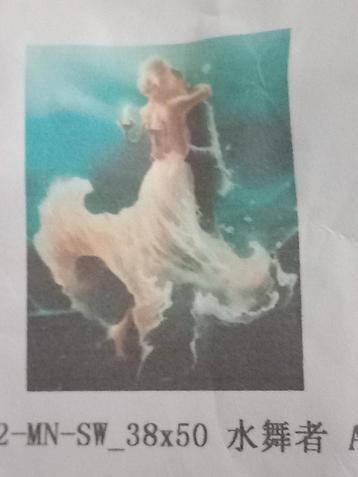 Diamond Painting Dansers 38x50cm - Nieuw vol vierkant  beschikbaar voor biedingen