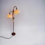 Vintage vloerlamp - Teakhout -.Domus, Zo goed als nieuw, Ophalen
