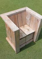 steigerhouten kinderen tuinstoeltje, Ophalen, Gebruikt, Hout