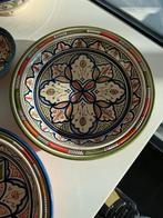 Marokkaans Servies - 16 Delig, Gebruikt, Porselein of Keramiek, Schaal, Rond