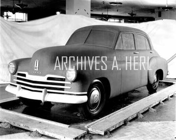 Holden 1945 clay model automobile foto beschikbaar voor biedingen