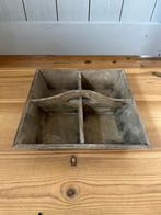 Houten dienblad/bak, Ophalen of Verzenden, Gebruikt, Vierkant, Hout