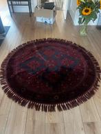 Iraans Perzisch Vloerkleed, Gebruikt, 100 tot 150 cm, Rond, Ophalen of Verzenden