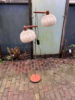 Danish Design Deens Teakwood Teak hout vintage schemerlamp, Ophalen, Gebruikt, Metaal, 100 tot 150 cm