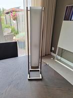 Tafellamp RVS, Huis en Inrichting, Lampen | Tafellampen, Ophalen, Gebruikt, 50 tot 75 cm, Glas