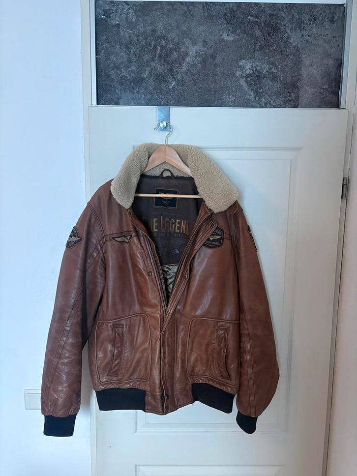 PME Legend Hudson Bomberjack XXXL, Kleding | Heren, Jassen | Zomer, Zo goed als nieuw, Overige maten, Bruin, Ophalen of Verzenden
