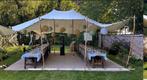 Stretchtent wit (7.5 x 10m) te huur, Tuin en Terras, Partytenten, Ophalen, Gebruikt, Opvouwbaar, Overige typen
