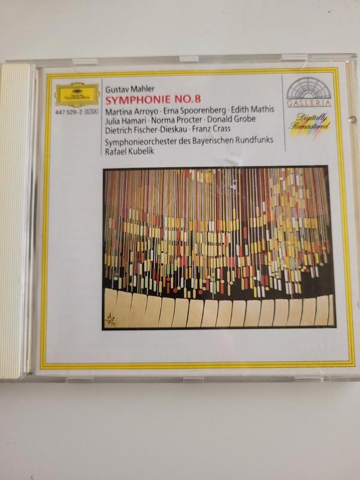 Mahler - Symfonie No. 8 - Kubelik - CD, Cd's en Dvd's, Cd's | Klassiek, Zo goed als nieuw, Orkest of Ballet, Romantiek, Ophalen of Verzenden
