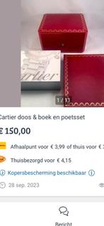 Cartier cassette reiningsset en catalogus, Antiek en Kunst, Ophalen of Verzenden