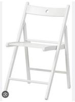 2xIKEA TERJE/FRöSVI chairs white, Ophalen, Zo goed als nieuw, Wit, Twee