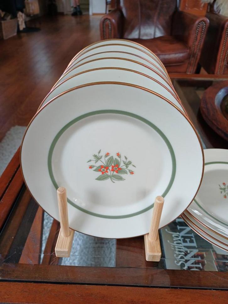 Royal Copenhagen Servies kerst bloemen borden 9/ 6, Antiek en Kunst, Curiosa en Brocante, Ophalen of Verzenden