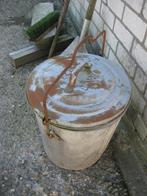 vuilnis emmer, Huis en Inrichting, Woonaccessoires | Prullenbakken, Ophalen, Gebruikt, 40 liter of meer, Metaal