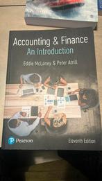 Accounting en finance an introduction 11th editie, Ophalen of Verzenden, Zo goed als nieuw, Management