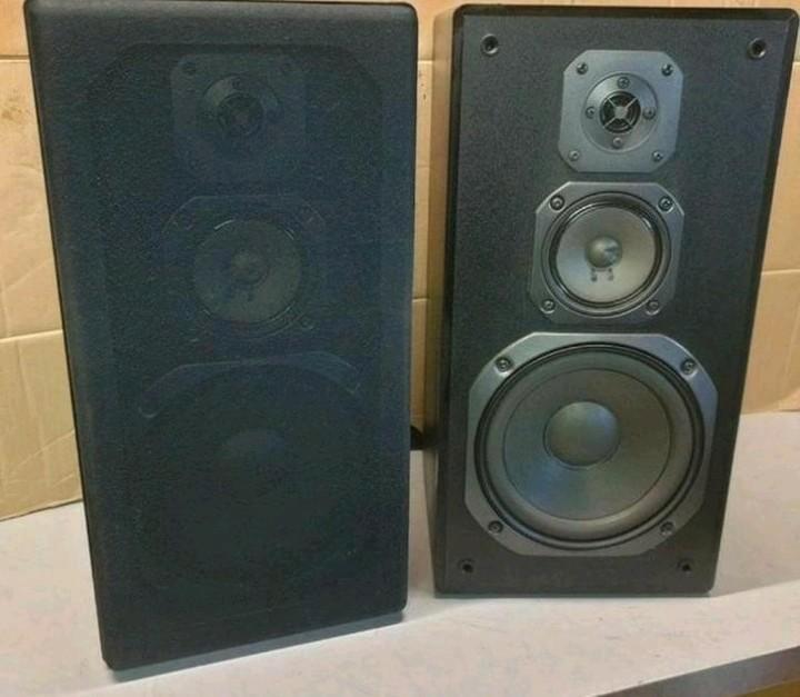 Siemens rl-300 g4 100 watt luidsprekers vintage, Audio, Tv en Foto, Luidsprekers, Gebruikt, Front, Rear of Stereo speakers, 60 tot 120 watt