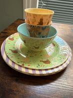 Rice Servies - Borden, kommetje, bekers - Zo Goed Als Nieuw, Huis en Inrichting, Keuken | Servies, Overige materialen, Ophalen of Verzenden